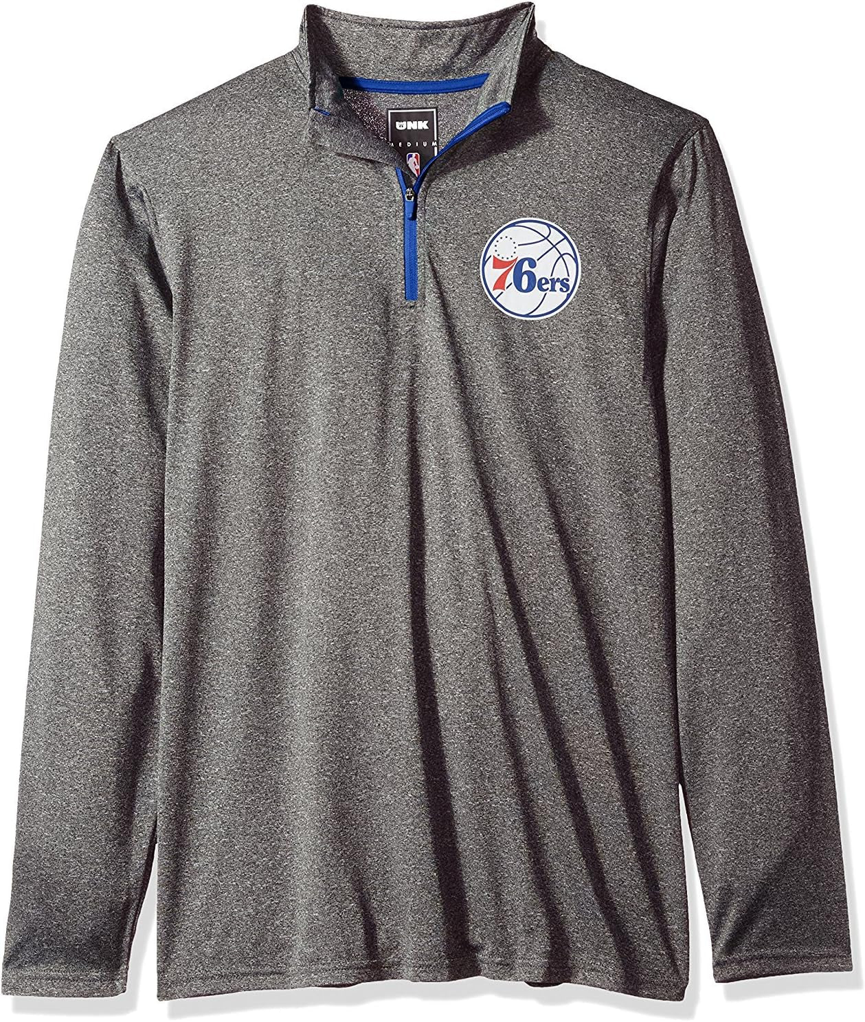 Men'S NBA Quarter Zip Long Sleeve Pullover T-Shirt