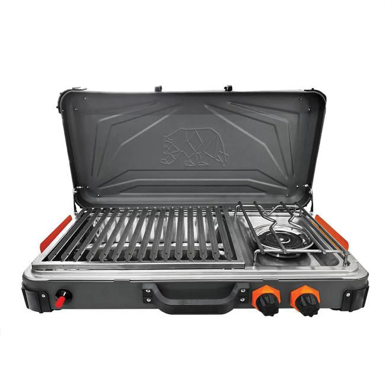 Outdoor Gear 9706.4171 Grill & Burner Propane Stove, Graphite & Orange