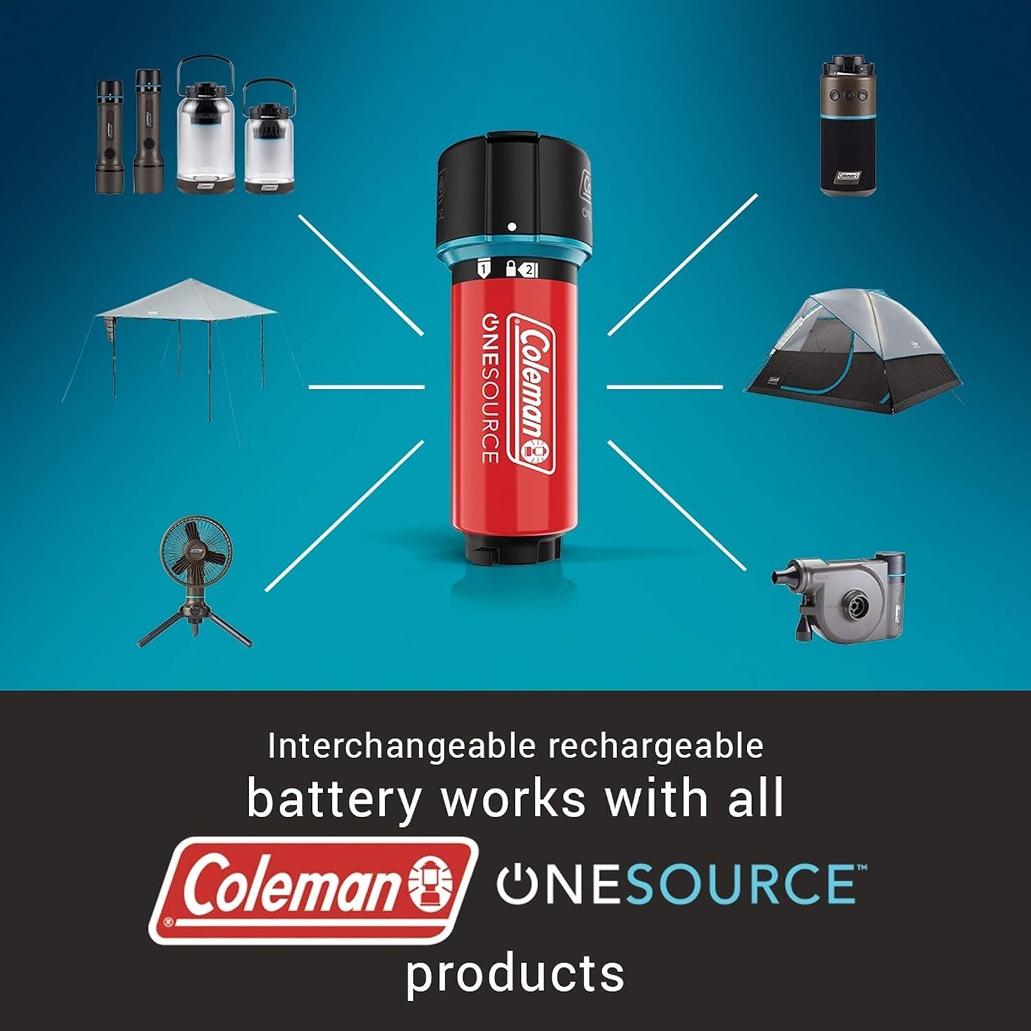 Onesource Rechargeable Battery Pack and Charger